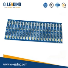 중국 TG 150을 가진 고품질 얇은 0.5mm PCB 2 층, 파란 파란 땜납 가면 전자 PCB 제조업체