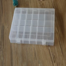 الصين 24lattice تخزين مربع من البلاستيك الشفاف BEST-R568 الصانع
