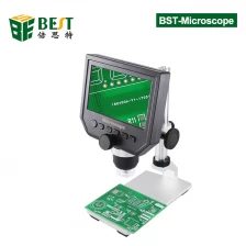 China Microscópio eletrônico de 600X Digitas para o reparo do cartão-matriz do PWB fabricante