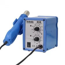 China Solnde-858 Intelligent and durable lead-free spiral heat gun with high temperature resistant shell manufacturer
