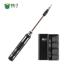 الصين BST-8931 25 في 1 تمديد قضيب مقبض مفك مجموعة الدقة المغناطيسي s2 المفك بت لآيفون أدوات إصلاح كيت الصانع