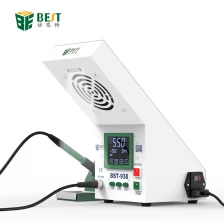 China BST-938 Mais Recente Projeto Multi-funcional 3 em 1 CONDUZIU a luz de Solda Fumaça Absorvente Estação De Ferro De Solda fabricante