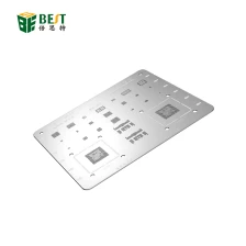 China For xiaomi Motherboard IC Chip Soldering Repair Tool BGA Reballing Stencil template Stainless Steel Plate manufacturer