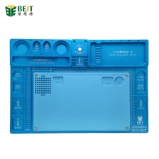 China High Temperature Heat-resistant Heat Gun Aluminum Alloy Pad Repair Maintenance Platform Pad BGA Soldering Station Tools manufacturer