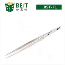China Stainless steel tweezers long jewelry tweezers manufacturer BEST-F1 manufacturer