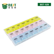 China lattices Transparent plastic storage box BST-529 manufacturer