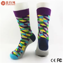 China Mais de uma década de experiência na China na fabricação de meias, meias algodão de homens de negócio por atacado de alta qualidade fabricante