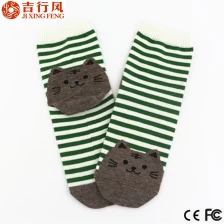 China The popular cotton girls socks with customized cute cartoon pattern manufacturer