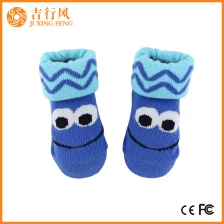 China baby stretch gebreide sokken fabrikanten groothandel aangepaste pasgeboren snoep sokken fabrikant