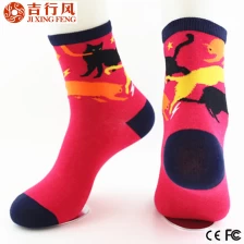 China leuk patroon beste prijs meisjes sokken dieren, gemaakt van katoen fabrikant
