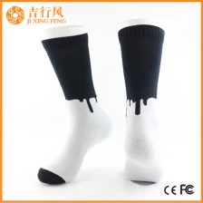 China Männer Sport Socken Hersteller Großhandel benutzerdefinierte gestrickte Männer Sport Socke Hersteller