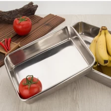 China 18*13inch Stainless steel baking tray hot selling in Amazon manufacturer