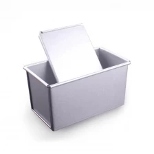 China Aluminized Steel Pullman Loaf Pan with Cover manufacturer