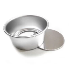 China Anodized Aluminum Round Cake Pan with Removable Bottom manufacturer