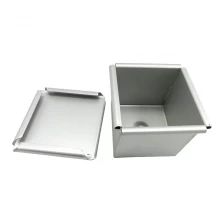 Tsina Anodized / nonstick / perforated square mini loaf Pan. Manufacturer