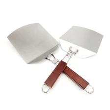 China Fold-able Pizza Shovel with Wooden Handle manufacturer