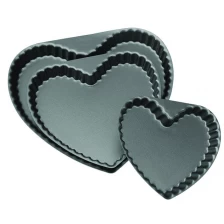 Tsina Non-stick Heart Shaped Anodized Aluminum Cake Pan TSCT005-TCST010 Manufacturer