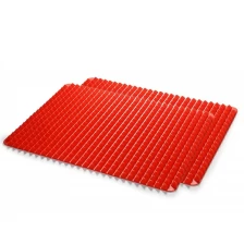 Chine Pyramid Mat Silicone Tapis de cuisson anti-adhérent et anti-dérapant fabricant