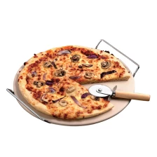 China Runder Cordierite-Backen-Pizza-Stein Hersteller