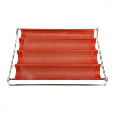 China Baguette-Tablett mit Gitterrost aus Edelstahl - TSFP03 Hersteller