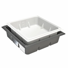 Chine Blanc et Noir 40 50 70 100 200 Gallon ABS Plastique DWC NFT Grow Nutrient Hydroponic Tank fabricant