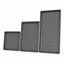 China 4x4 4x8 5x10 Preto Grande Plástico ABS Estufa Interna Micro Verduras Planta Hidropônica Vertical Bandeja de Cultivo fabricante