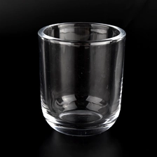 China crystal 10oz glass candle jars with thick wall and round bottom manufacturer