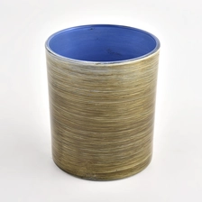 China glass candle jar for home decoration and candle making manufacturer