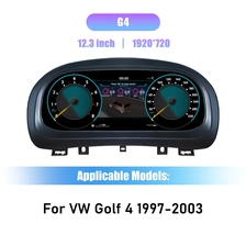 中国 12.3 英寸液晶数字仪表板适用于大众高尔夫 4 1997-2003 年仪表板驾驶舱 5。 制造商