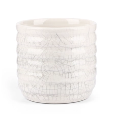 Cina Portacandele in ceramica pazzesco 14 once bianco latte produttore