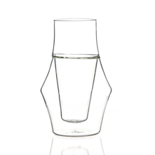 Chine Tasse à café résistante à la chaleur en verre borosilicaté à double paroi élégante de 5 oz fabricant
