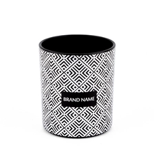 China Hotstamping Silver Candle Packaging Glass Jar 11oz manufacturer