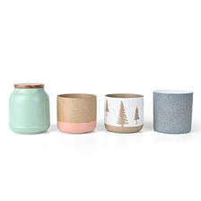Chine Ornement de vacances personnalisé pots en céramique - décor en céramique moderne de 5oz fabricant