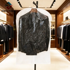 China Luxury Custom Logo Transparent Male Suit Garment Bag China Factory manufacturer