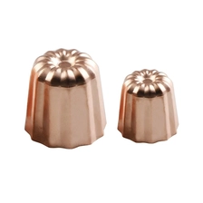 Tsina Red Copper French Canele Baking Mold Manufacturer