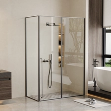 China Innenarchitektur Badezimmer Schieber Glasdusche Gehäuse Duschbad Hersteller