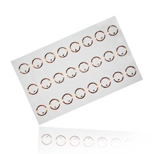 Xitoy 125 kHz PVX kontaktsiz T5577 chip RFID inley/smart karta Prelam 5577 inlay varaq ishlab chiqaruvchi