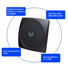 Cina KR601E/ KR601M Kualitas Tinggi Kontrol Akses Kedekatan Mini Wiegand Pintar Tanpa Kontak Pembaca Kartu Rfid Em 13.56Mkhz pabrikan