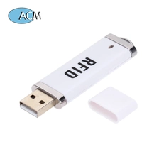 Cina Kartu Pintar RFID Mini Kedekatan Tanpa Kontak Portabel 13.56Mhz Pembaca Kartu USB IC RFID NFC pabrikan