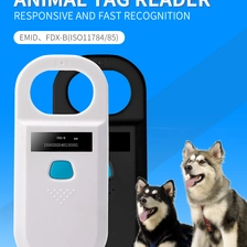Cina Toptag Tag Kaca Hewan RFID Genggam 134.2khz Pemindai USB RFID Chip Tag ID Hewan Pembaca Microchip Hewan Peliharaan pabrikan