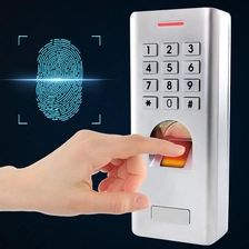 Cina ACM-209F Luar Ruangan Tahan Air Kasus Logam Pembaca RFID Sidik Jari Biometrik Untuk Sistem Kontrol Akses pabrikan