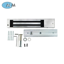 Chine Porte simple 12V serrure magnétique électrique 280KG casier électromagnétique porte sécurité verre sans cadre 280kg contrôle d'accès EM serrure fabricant