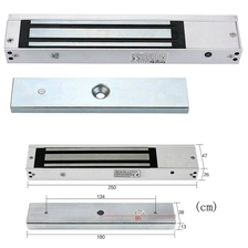 Chine Serrure électromagnétique du casier 280KG d'accès de porte simple serrure magnétique électrique de fin de support de 12 volts fabricant