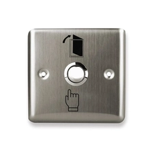 Chine Bouton de sortie de porte en métal inoxydable poussoir pour ouvrir le bouton de déverrouillage à la maison avec lumière LED pour le système de verrouillage de contrôle d'accès NO/COM fabricant