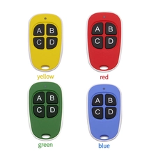 Chine Télécommande de porte de garage 433MHz 4 touches télécommande universelle clonage porte électrique télécommande duplicateur clé fabricant
