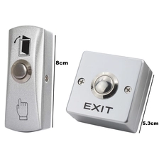 Cina Pulsante di uscita GATE in lega di zinco per il sistema di controllo degli accessi alla porta Interruttore del pulsante di rilascio della porta di uscita a pressione della porta produttore