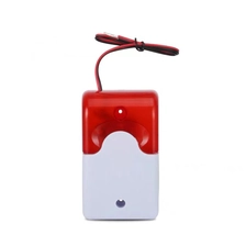 Cina Flash LED Strobe Light Siren 12V Lavoro per GSM PSTN Sistema di allarme antifurto vocale di sicurezza domestica produttore