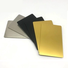 چین کارت ویزیت فلزی NFC تراشه هوشمند RFID ID بدون تماس شرکت تولید کننده