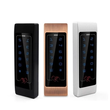 China Leitor de RFID de toque à prova d'água Eletrônico abridor de porta de segurança residencial Smart Standalone Teclado de metal Sistema de controle de acesso fabricante