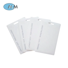中国 库存批发商可定制 TK4100/EM4100 RFID 125KHz 芯片 1.8mm RFID 厚翻盖 ID 非接触式门禁卡 制造商